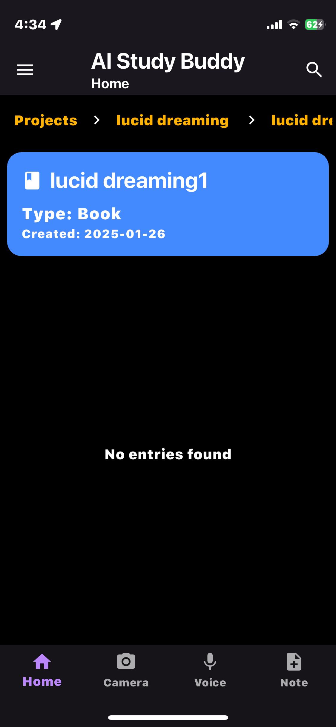 AI Study Buddy App Interface